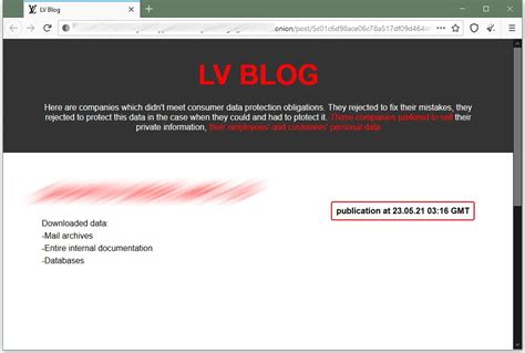 lv ransomware gang revil